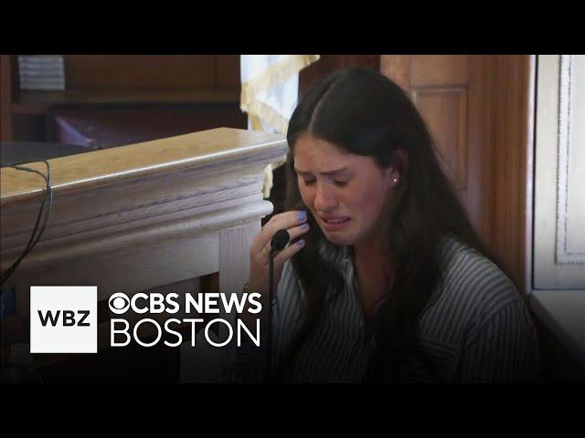 Karen Read murder trial witness Allie McCabe breaks down crying on stand: "A lot of harassment"