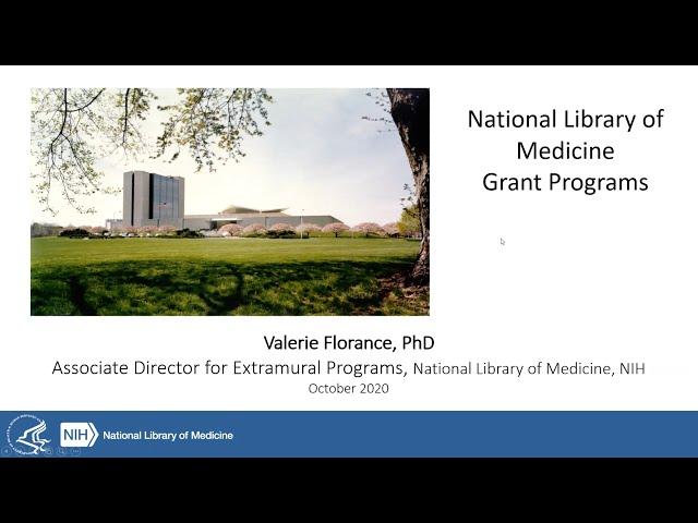 National Library of Medicine Grant Programs