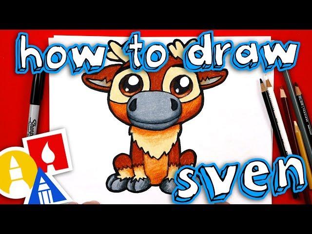 How To Draw Sven From Frozen + Giveaway!