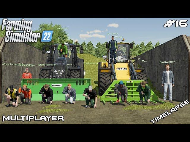 HARVESTING 4.000.000L SILAGE | The Old Stream Farm | Farming Simulator 22 Multiplayer | Episode 16