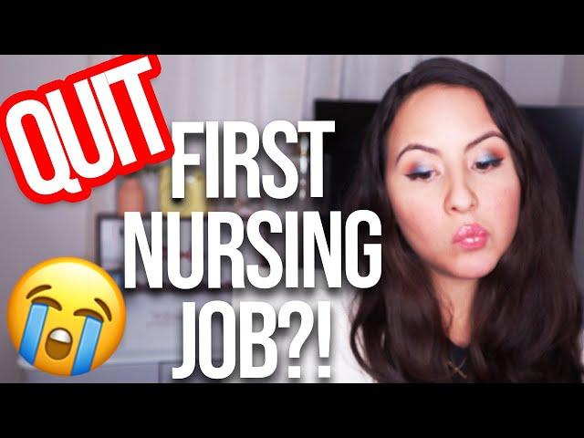 Why I Quit My Bedside Nursing Job As A New Grad  - An HONEST Nursing Life Update