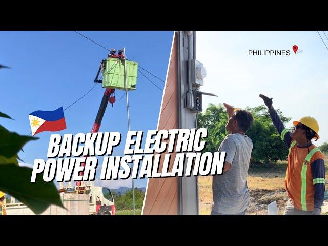 BUILDING HOUSE IN THE PHILIPPINES | BACKUP POWER | FAMILY VLOG | AMERICAN FILIPINA COUPLE