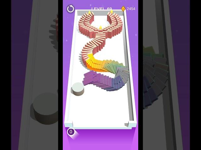 Domino Smash 3D Game #RunGame #3DGameplay All Levels Gameplay Walkthrough (iOS & Android) #shorts