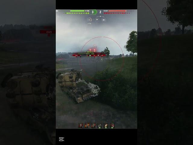 Nice Shot. #wot #worldoftanks #short #gaming #wargaming  #миртанков #tank #sigma #trend #army