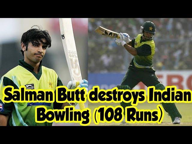 Salman Butt Vs India | Fiery Batting 108 Runs | Pak vs India ODI Match|MA2