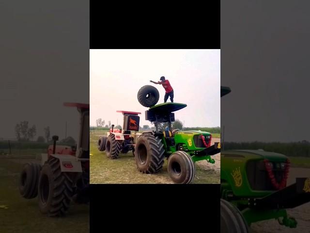 thar new song John Deere tractor tayar convert to swaraj mordifid tractor new look short video#viral