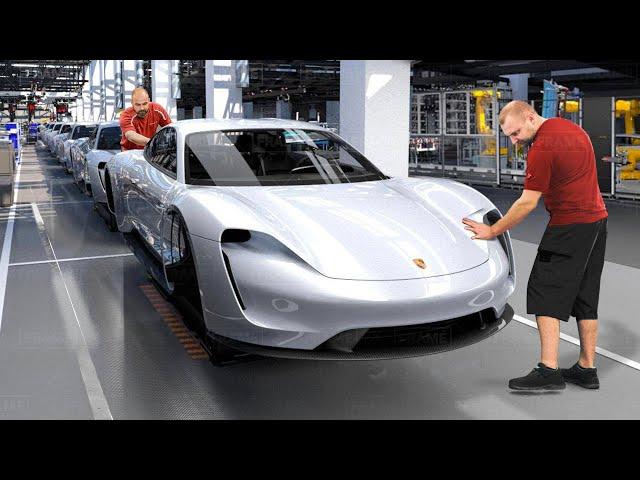 German Most Advanced Factory Producing Futuristic Porsches - Taycan Production Line