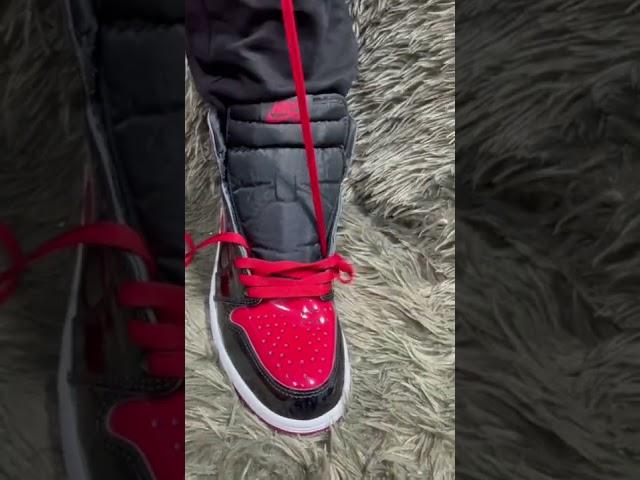 How to laces Jordan 1 Tutorial️*Fire*