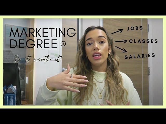 MARKETING DEGREE - is it worth it? | best & worst jobs, salaries, what to expect, classes