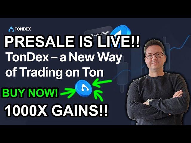 New Tondex Coin To Buy Now for HUGE GAINS POTENTIAL!! 1000x Gem on Ton Blockchain