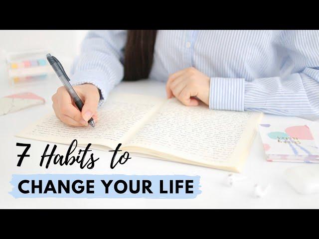 7 Small Habits That Changed my Life as a Student | Increase your productivity x 10