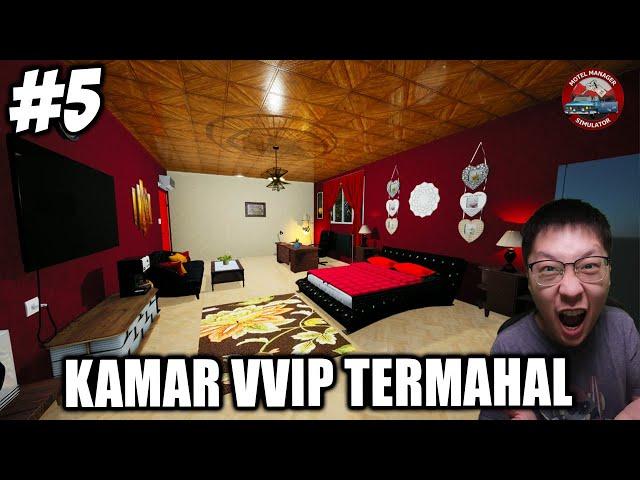 Bangun Kamar TERBESAR SUPER VVIP & Upgrade Besar2an - Motel Manager Simulator Indonesia - Part 5