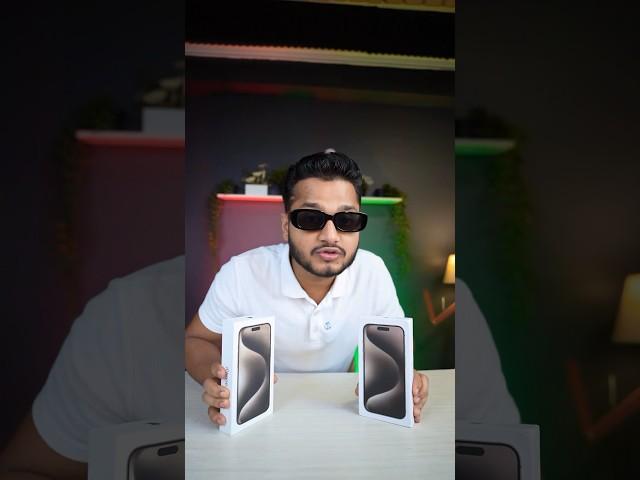 Clone iPhone VS Real iPhone Unboxing ! #shorts #iphone15promax