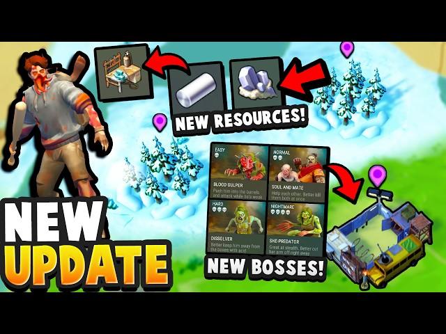 New Update - ALL New Bosses, New Resources, New Locations, Repair Bench - Last Day on Earth Survival