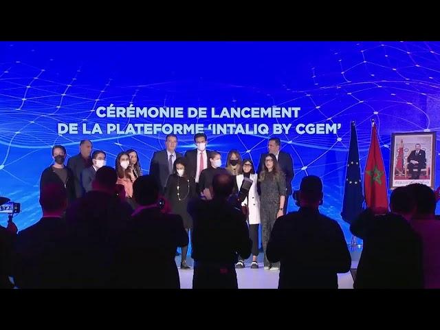 Cérémonie de lancement de la plateforme Intaliq by CGEM