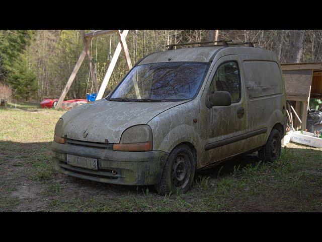 Starting Diesel Renault Kangoo After 4 Years + Test Drive