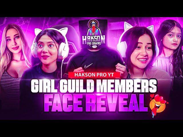 Special Face Reveal Of Our Hakson Pro Yt Guild Members - Garena free fire || Hakson Official ||