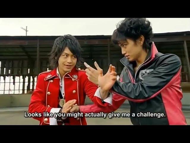 Gokai Red (Captain Marvelous) vs Kamen Rider Decade (Tsukasa Kadoya),Eng Sub