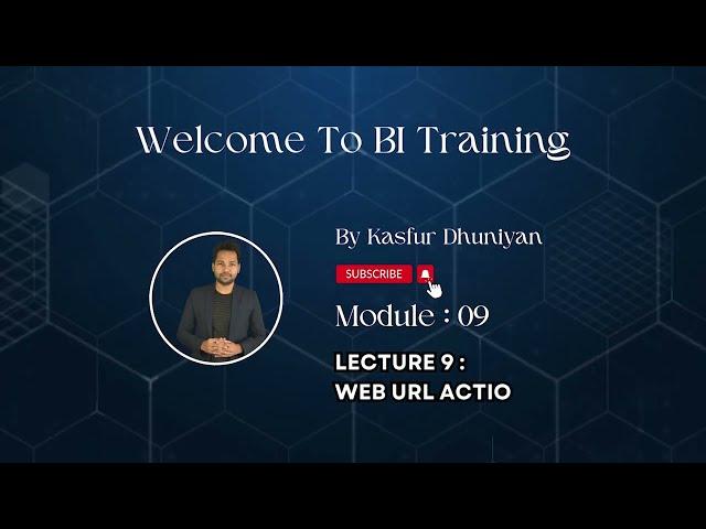 Lecture 54: Advanced Features of Power BI | How To Create Web URL in Power BI