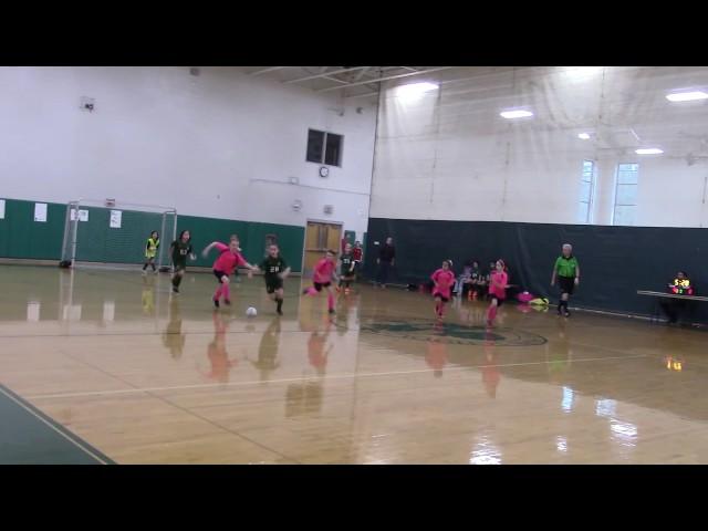 Aubrey playing with Green Lions futsal U10