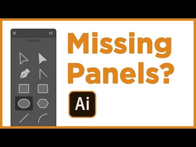 Missing Panels in Illustrator | How to Get Everything Back