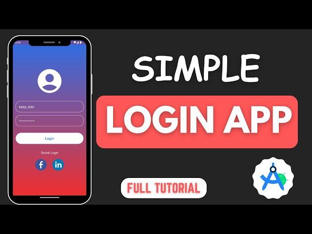 Simple Login App in Android Studio | 2024