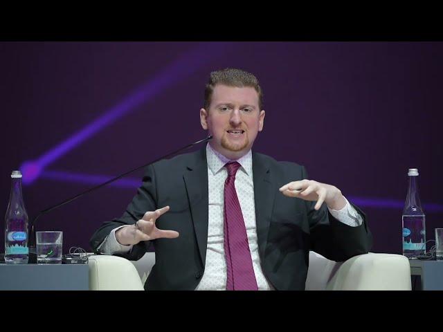 Caleb Maupin at Global Digital Forum, Nihzny Novgorod, Russia