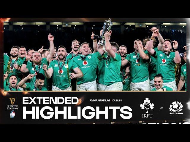 IRISH GLORY ️ | EXTENDED HIGHLIGHTS | IRELAND V SCOTLAND | 2024 GUINNESS MEN'S SIX NATIONS RUGBY