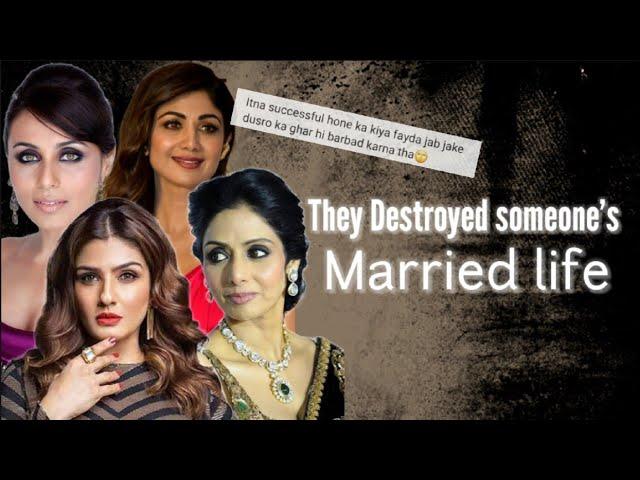 Why did these famous actresses married OLDER & MARRIED MEN | They chose older men for MONEY & FAME ?