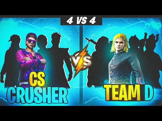 NEW CS LEGEND CS CRUSHER VS CHAMPION TEAM D / Biggest fight must watch / @teamdofficial369