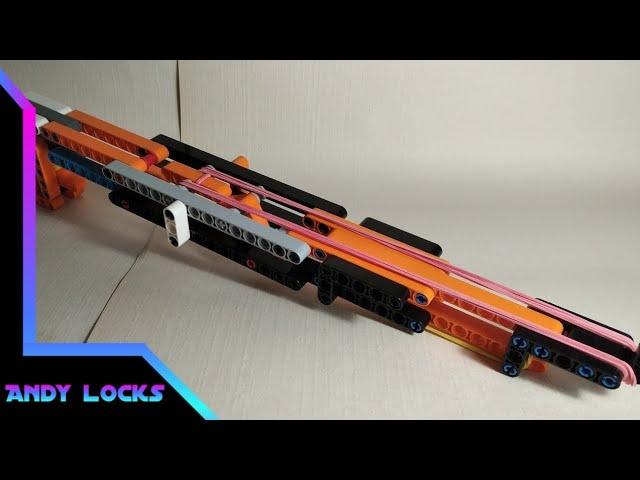 Резинкострел из lego technic + tutorial