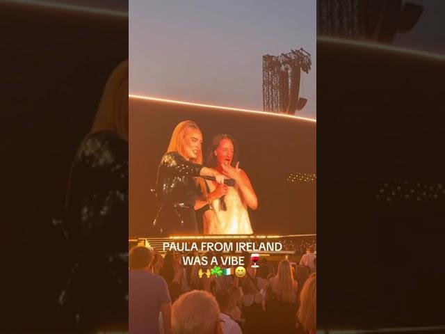 Paula, the Irish woman, stole the show at Adele’s concert!  ️ #irish #adele  TT:Trademarc9