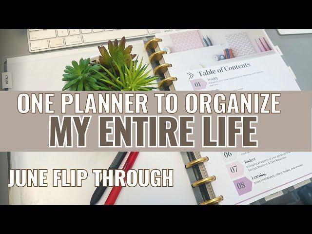 One Planner To Organize My Entire Life #organizeeverything #lifeorganization