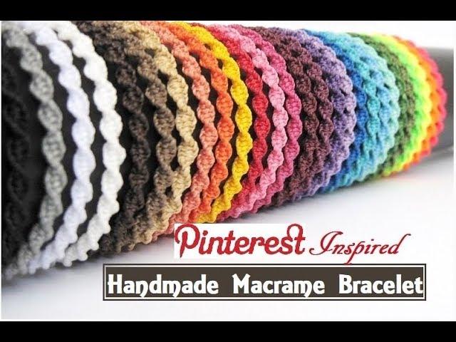 How To Make Macrame Bracelets | DIY | Handmade Jewellery Ideas | Thread Bracelet |Creation&you