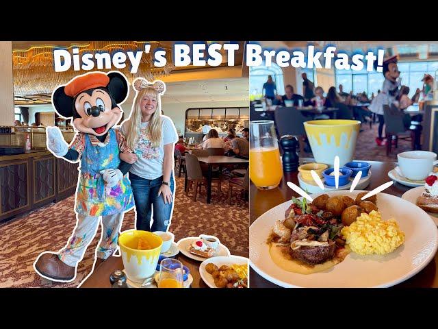 Topolino's Terrace Character Breakfast FULL EXPERIENCE! Dining, Views, Tour, Fun Facts & More