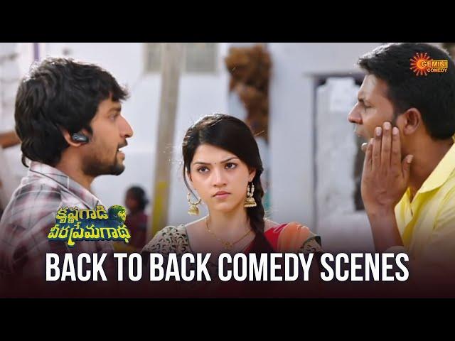 Krishna Gaadi Veera Prema Gaadha - Back to Back Comedy Scenes | Nani | Mehreen | Telugu Comedy Scene