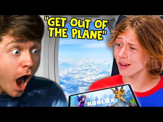 Karen has Kid THROWN OFF Plane for PLAYING ROBLOX!?