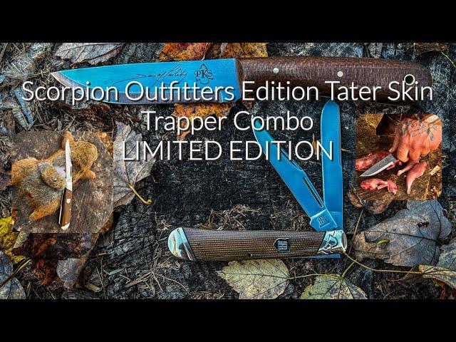 LIMITED EDITION Scorpion Outfitters in Tater Skin with matching RR Tater Skin Trapper SPECIAL COMBO