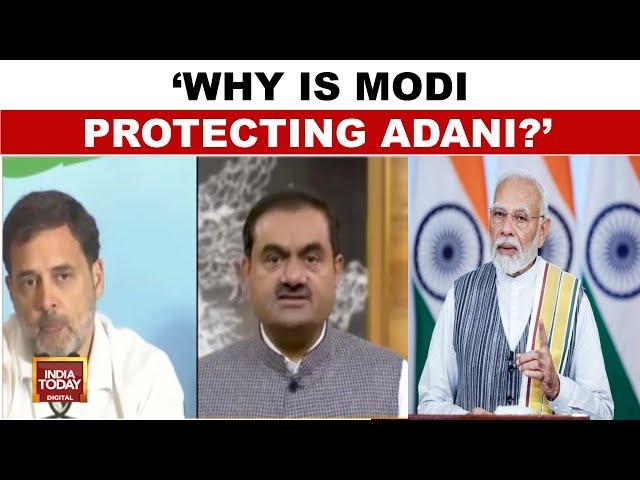 Rahul Gandhi Slams Gautam Adani Over US Bribary Charges | Gautam Adani Breaking News