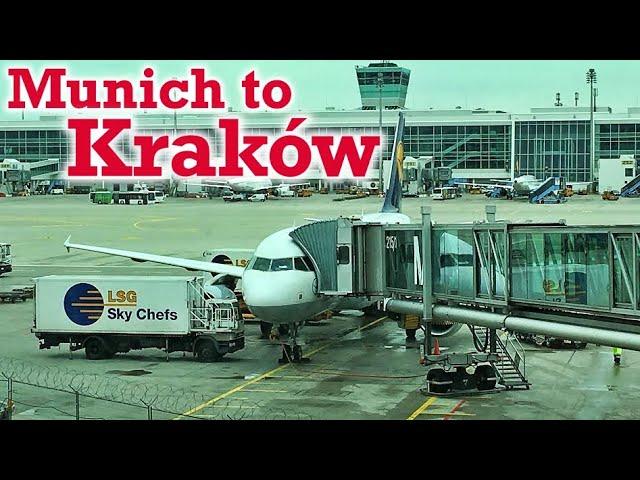 Full Flight: Lufthansa A319 Munich to Kraków (MUC-KRK)