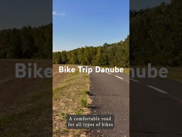 This is bike route along the Danube | The best bike route in Slovakia