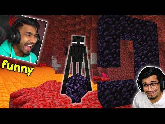 Indian gamers FUNNY moments in Minecraft  techno gamerz, mythpat, live Insaan, fleet, yessmartypie