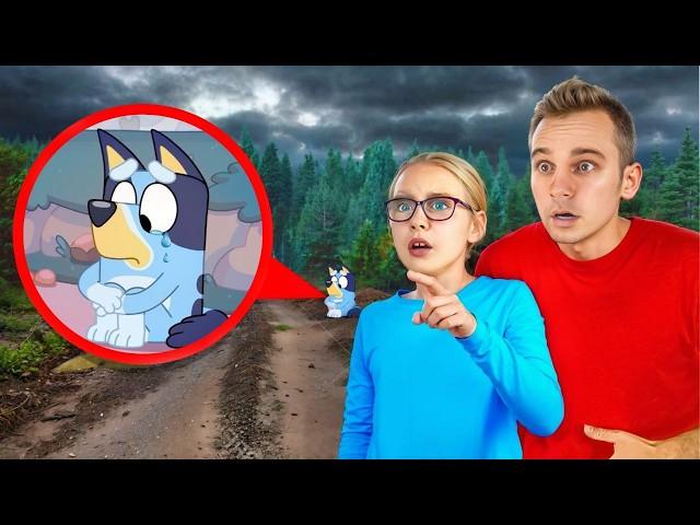 Drone Catches CURSED BLUEY HEELER Pranking! Bluey.EXE in Real Life