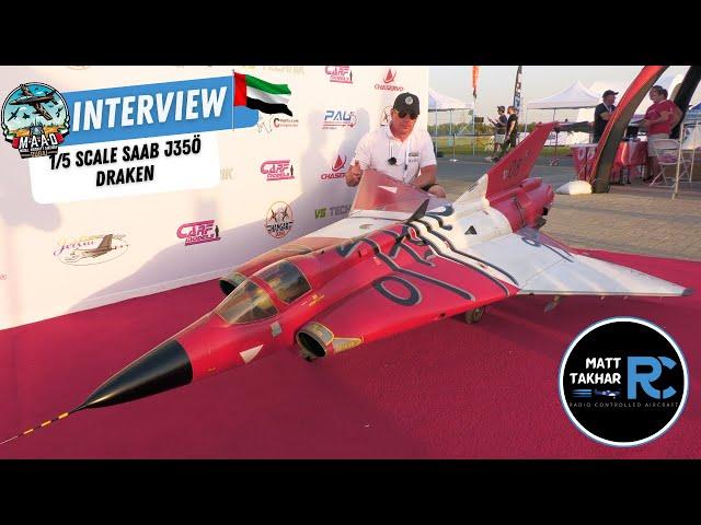 1/5 Scale Saab J35Ö Draken – Blasius Flasser Prepares for World Jet Masters | MAAD 2025