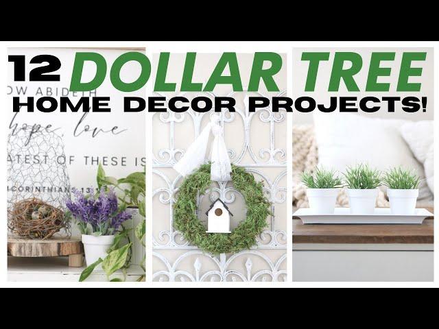 Dollar Tree Makeovers ~ Dollar Store Home Decor ~ Dollar Tree DIY ~ Cheap Home Decor