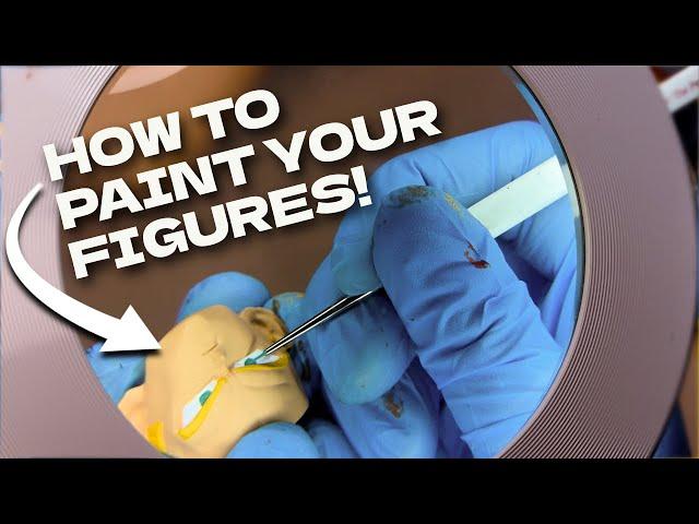 How to PAINT YOUR FIGURES! Mixing and Applying the Base Coat! Customization Tutorial PART 2!