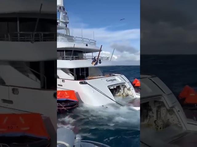 Sinking Mega Yacht