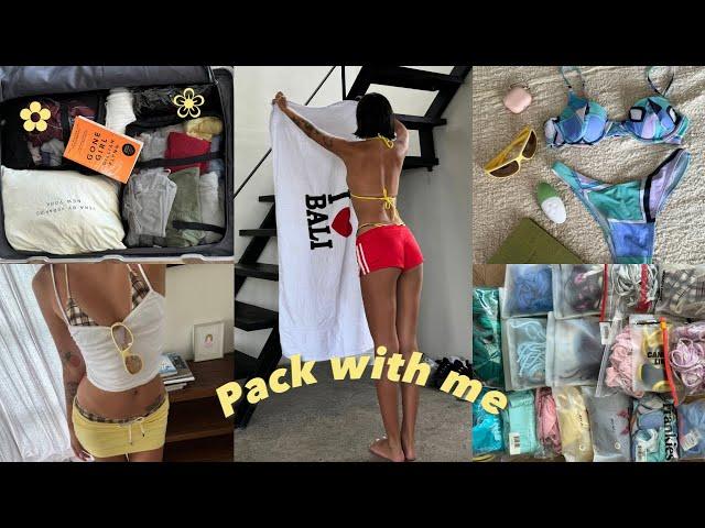 PACK WITH ME for beach trip !!