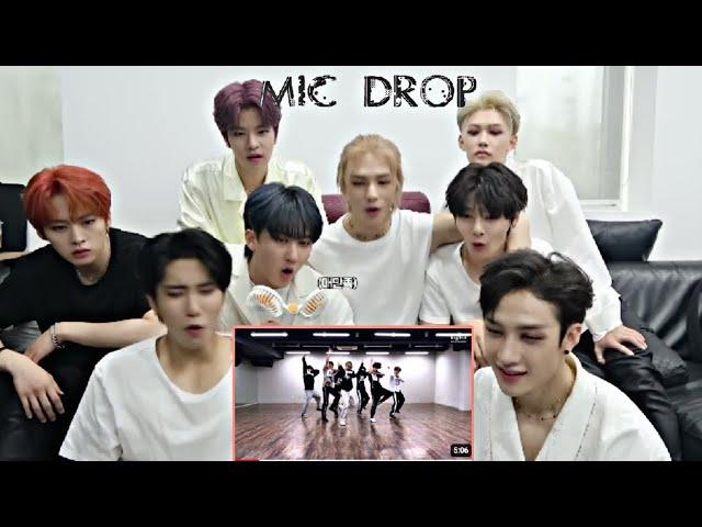 STRAY KID'S Reaction to BTS 'Mic Drop' Dance practice (Fanmade )