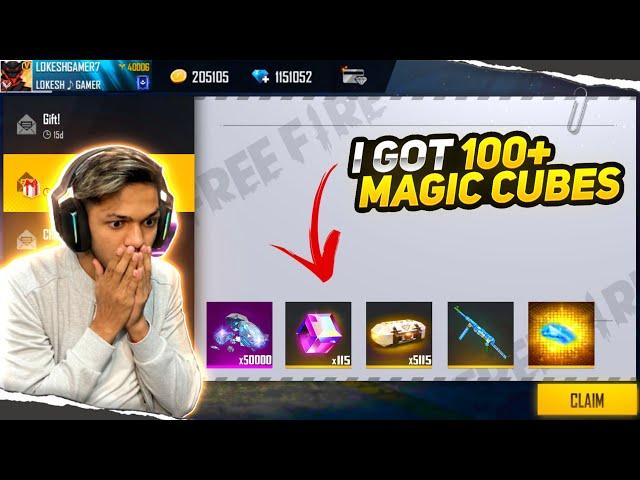 India's First Free Fire Youtuber Got 120 Magic Cube  OMG New Record  [ No One Break ]